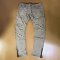 PPFM バナナ型ダメージ加工パンツ