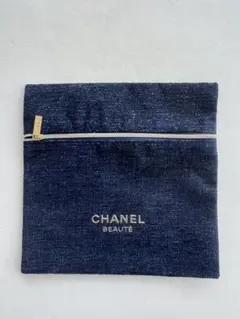 CHANEL BEAUTE ノベルティ ネイビー ポーチ