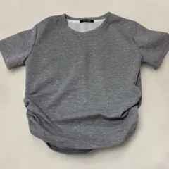non-hedge 半袖 Tシャツ ラメ入り グレー