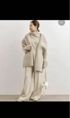 ドゥーズイエムクラス定価38500円 Engagingパンツ オフホワイト 34 ドゥーズイエムクラス定価38500円 Engagingパンツ オフホワイト 34