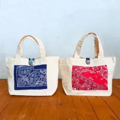 2つセット【キャンバスミニトートバッグ】