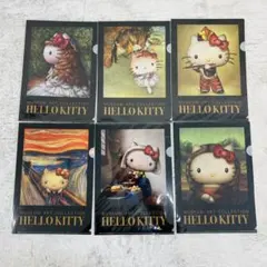 新品】 ハローキティ A4クリアファイル 美術館アートコレクション 6点 