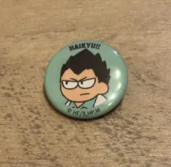ハイキュー！！　まめかん　ジロリ　トレーディングミニ缶バッチ　金田一勇太郎