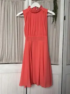 Wondergirls コーラル　ピンク ワンピース　インポート　ドレス　結婚式