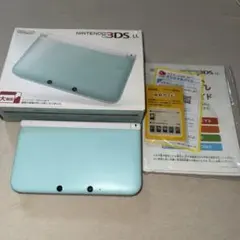 3DS LL 本体 ミント×ホワイト