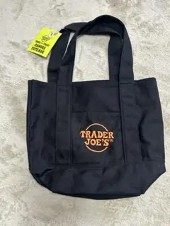 Trader Joe's キャンバストートバッグ 黒のサムネイル