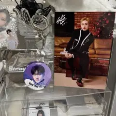 バンチャン スキズ christmas ラントレJYP POPUP 缶バッジ