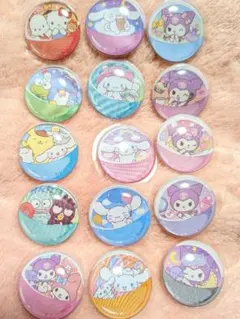 サンリオ　カプセルフレークシール 15個セット