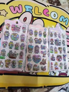 ラブブ ボンボンドロップシール3枚セット