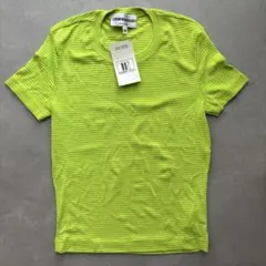【新品】ナラカミーチェ リブカットソーTシャツ Mネオンイエロー イタリア製袋付のサムネイル