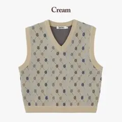 【GROVE】22FW NECO KNIT VEST ベストのサムネイル