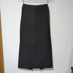 UNIQLO :C ブラック クレープジャージーナロースカートのサムネイル