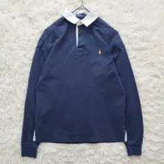 【良品】ポロバイラルフローレン 長袖 ラガーシャツ カスタムフィット M