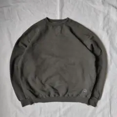 希少カラー 90s 00s ラッセル プロコットン スウェット カーキ オリーブ