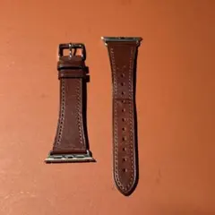 Apple Watch 40mm用レザーベルト ブラウン