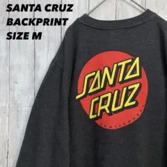 SANTA CRUZ サンタクルーズ　バックプリントスエットトレーナー　M 古着