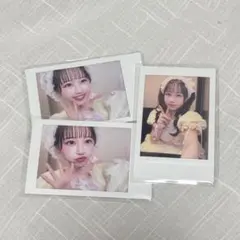 松本かれん　生誕プリントチェキ　オン特　3枚セット