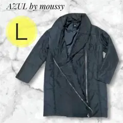 ・AZUL 中綿ジャケット コート 黒 ブラック Lサイズ アウター／520