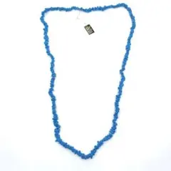 【美品】ターコイズ 天然石 ネックレス ロング 全長88