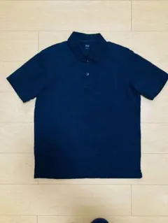 UNIQLO 綿　ポロシャツ 黒　Lサイズ