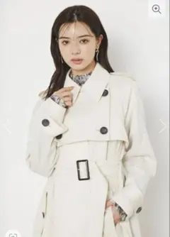 rienda ジェラートトレンチ コート アイボリー　完売品