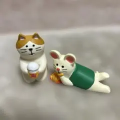 コンコンブル★猫とネズミのフィギュアセット