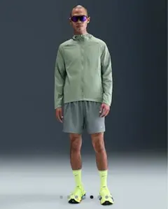 NIKE ナイキ エッセンシャル ジャケット ナイロンパーカー Lグリーン 