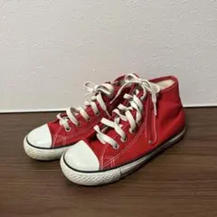 Converse オールスター ハイカット レッド　21.0