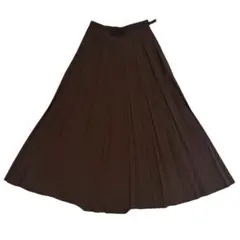 GIANNI LO GIUDICE サイズ36 ブラウン プリーツスカート