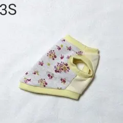 犬服 3S わんこの普段着　小花に蝶々