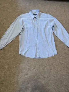 【美品】ラルフローレン　オックスフォードシャツ　ストライプ　長袖シャツ