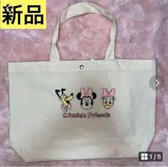 新品　Disney ディズニー　ミニー　プリントトートバッグのサムネイル