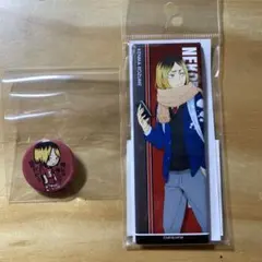 ハイキュー‼︎ 孤爪研磨　ロング缶バッジ　ミニ缶バッジ