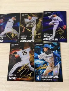 北山亘基 日本ハム ファイターズ プロ野球チップス 2026 金サイン他サービス