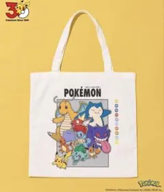 ポケモン トートバッグ 30周年　スリーコインズ