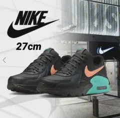 NIKE ナイキ AIRMAX EXCEE LEATHER ブラック オレンジ
