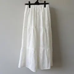 KOBE LETTUCE/神戸レタス カットワークレーススカート 未使用品のサムネイル