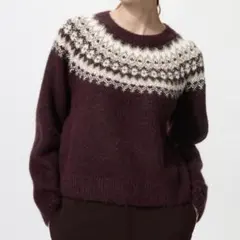 UNIQLO フラッフィクルーネックセーター