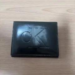 Calvin Klein オリーブ カーキ 二つ折りコインケース カードケース