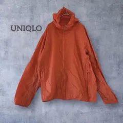 【ユニクロ】メンズ ポケッタブル UVカット パーカ/3Dカット 上着 袋付 M