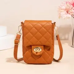 携帯 斜めがけ 大人可愛い スマホ ショルダーバッグ キルティング bg013