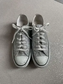 CONVERSE ALL STAR シルバー グリッター スニーカー