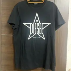 DIESEL ブラック Tシャツ 星型ロゴ