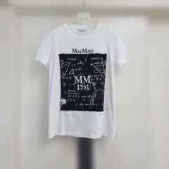 MaxMara 数式プリント Tシャツ ホワイト - メルカリ