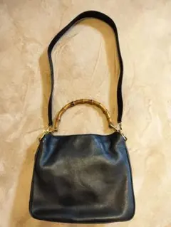 GUCCI オールド　グッチ　バンブー　2way ショルダー　バッグ