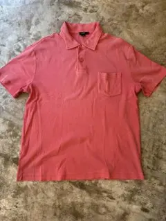 【希少】【美品】【00年代】J.CREW リブニット　ポロシャツ　ピンク　XLのサムネイル