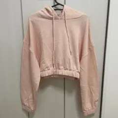 w closet ショートパーカー　ピンク　タグ付き