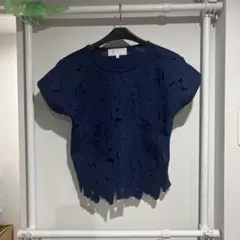 ROPÉ PICNIC ネイビー 半袖トップス 38