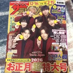 ザテレビジョン　2026 お正月特大号　アイドルPOWERカード