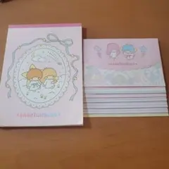 キキララ レターセット メモ帳 ノート レトロ 2005年